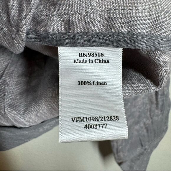 Coldwater Creek Womens 100% Linen Long Sleeve Printed Jacket Blazer Large(14-16) - Picture 7 of 8